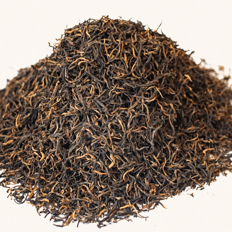 Профессиональное производство недорогой небольшой листовой черный чай Congou 50 г * 4 листья россыпью травяной