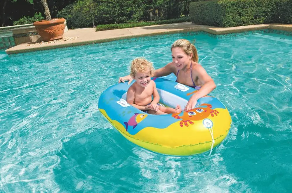 34009 Bestway Inflatable Happy Crustacean Junior Boat 3-10 Ages