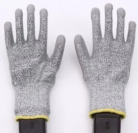 PU Coated Anti-Cut & Anti-Slip Gloves for Mechanical Industry Work