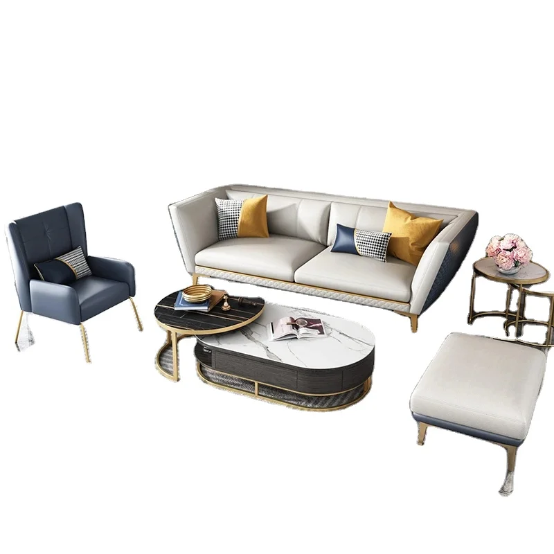 living room sofas sofa set furniture  leather sofa