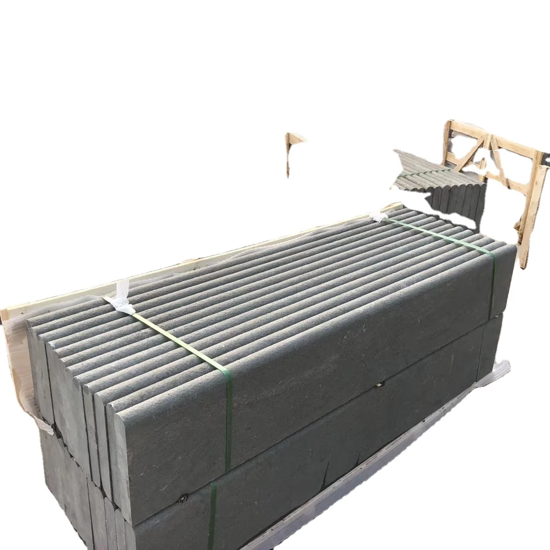 New York Bluestone Swimming Pool Coping Bull Nosed Flamed Blue Green Sandstone Tiles Landscaping Stone