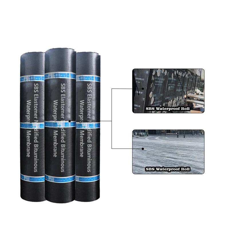 Ofimut direct selling roof hot-melt fire-baked SBS modified asphalt waterproofing membrane