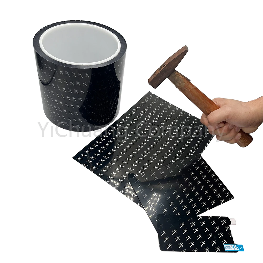 Factory Wholesale Flexible Sheet/Roll Material Hammer Nano Anti Shock Anti Scratch Anti Fingerprint A4 Size/300*200mm/180*120mm