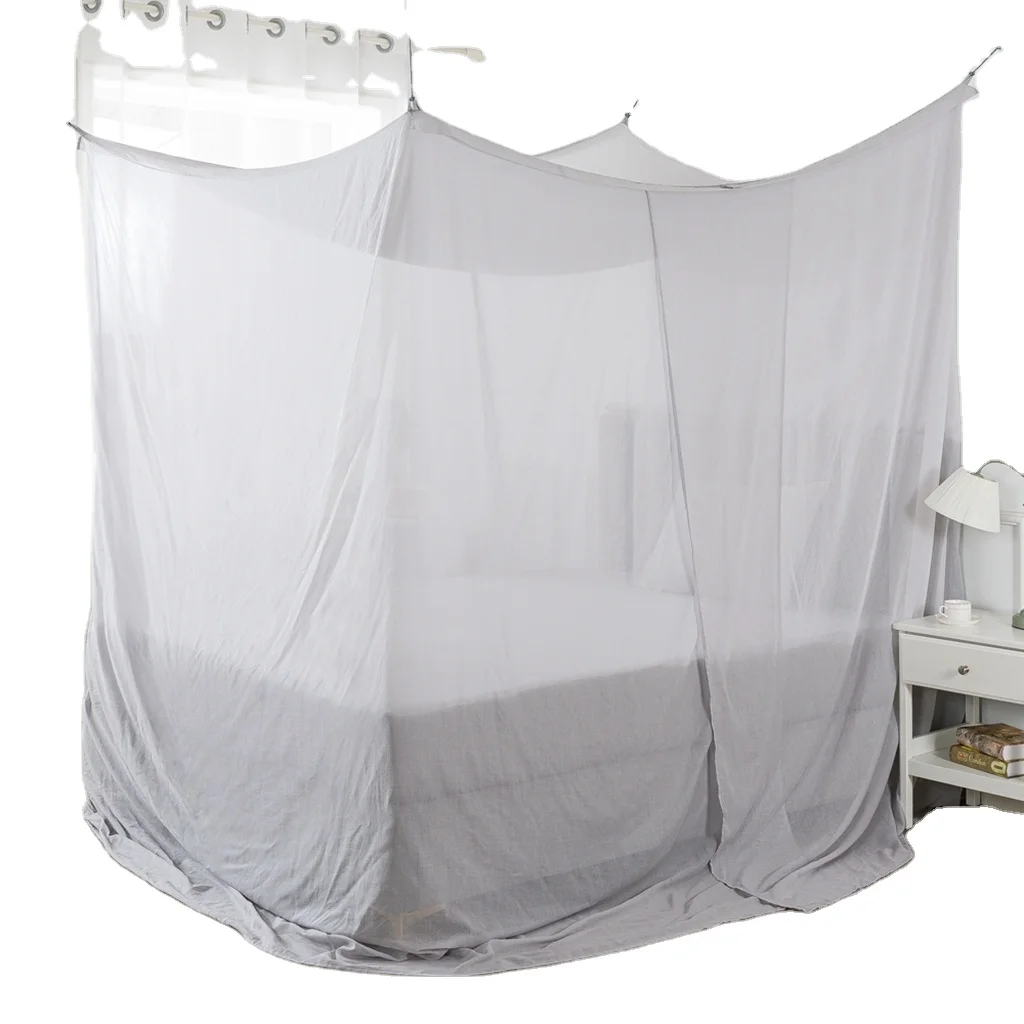 Single Door Opening Emf Shielding Hf+Lf Faraday Queen Size Bed Tent Mosquito Net