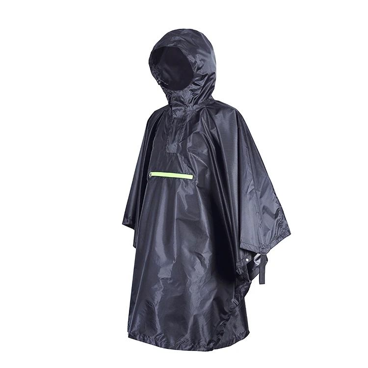 High Quality Adult Disposable Outdoor Camping Tourist Waterproof Raincoat 230T Polyester Rain Poncho