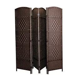 US WAREHOUSE Folding Room Divider Screens 6 Panel Screen Room Dividers for home