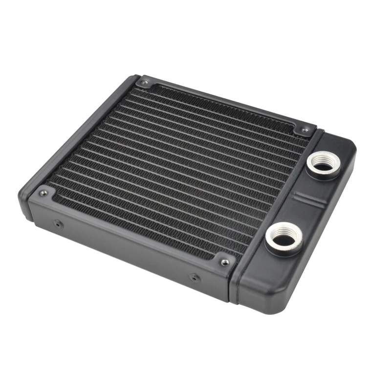 Syscooling AS120-T 22mm thickness Aluminum radiator water cooling heatsink 120mm  radiator G1/4 thread 17 water channel radiator