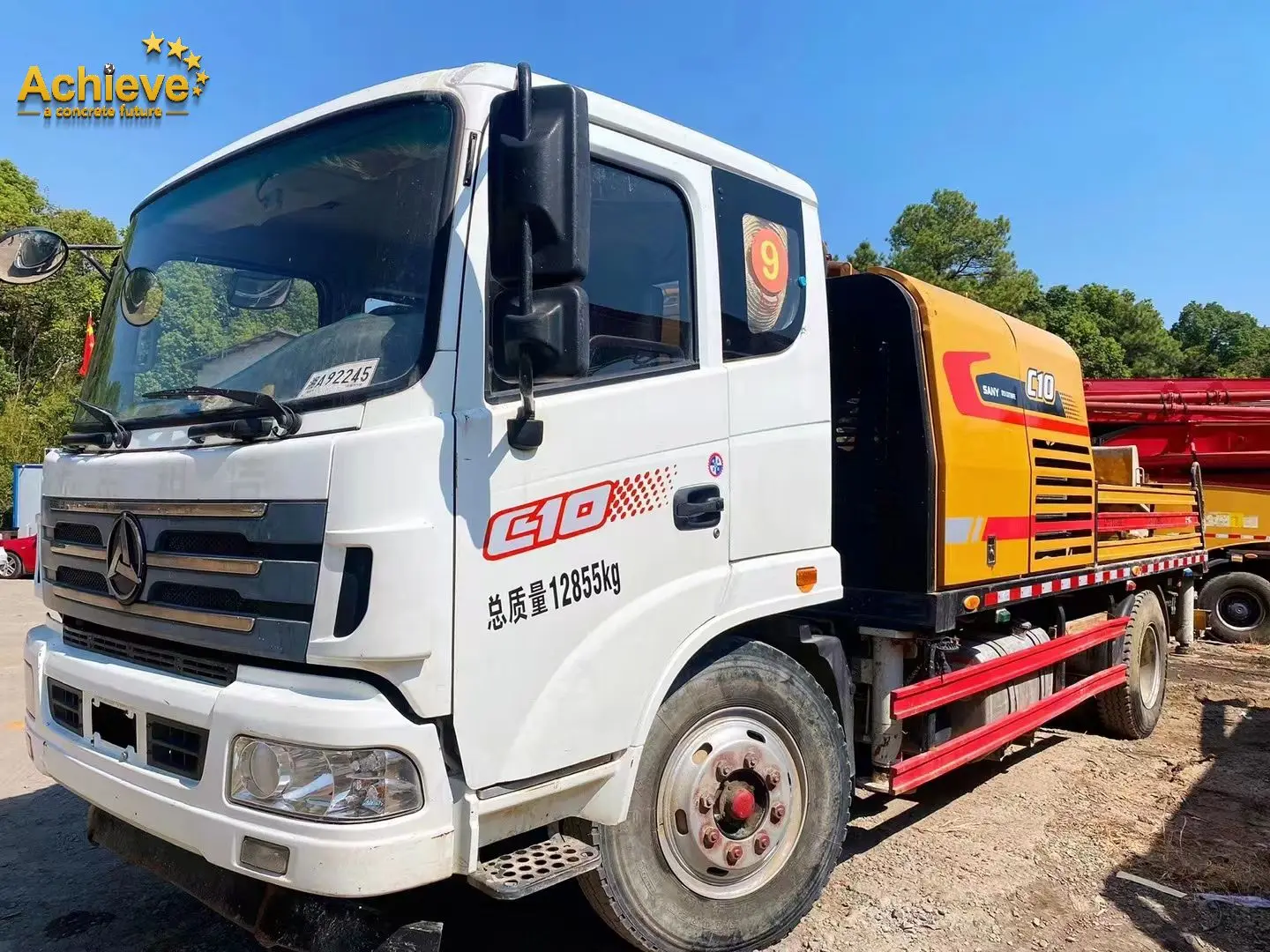 SY5143THBF High Quality China Machinery Used MOLI pump Truck Mounted Concrete Pump sany concrete line pump Car price