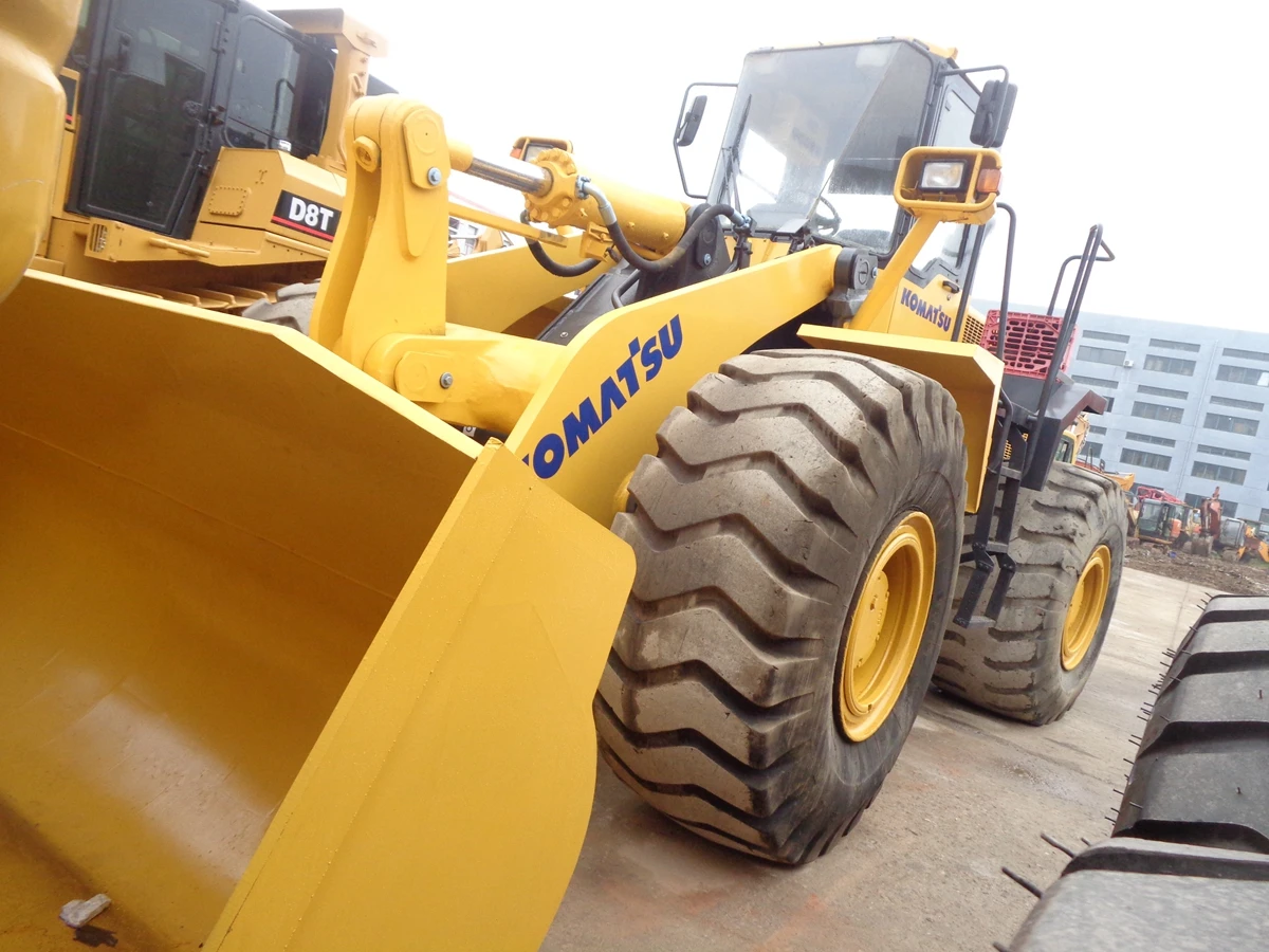 Б/у WA470 хорошая цена б/у wa470-3 Колесный погрузчик komatsu