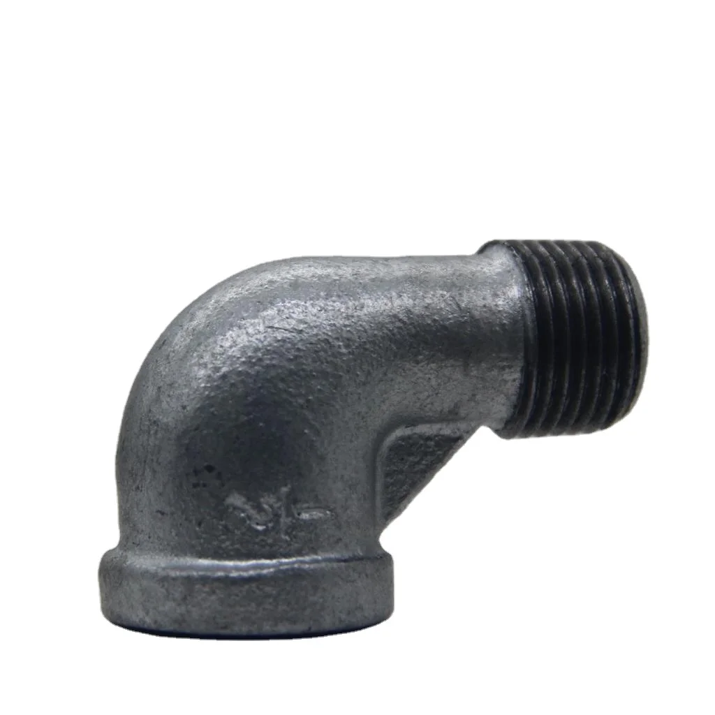 Professional supplier street elbow casting iron pipe fittings 1/2-4'  female to male end elbow for water system