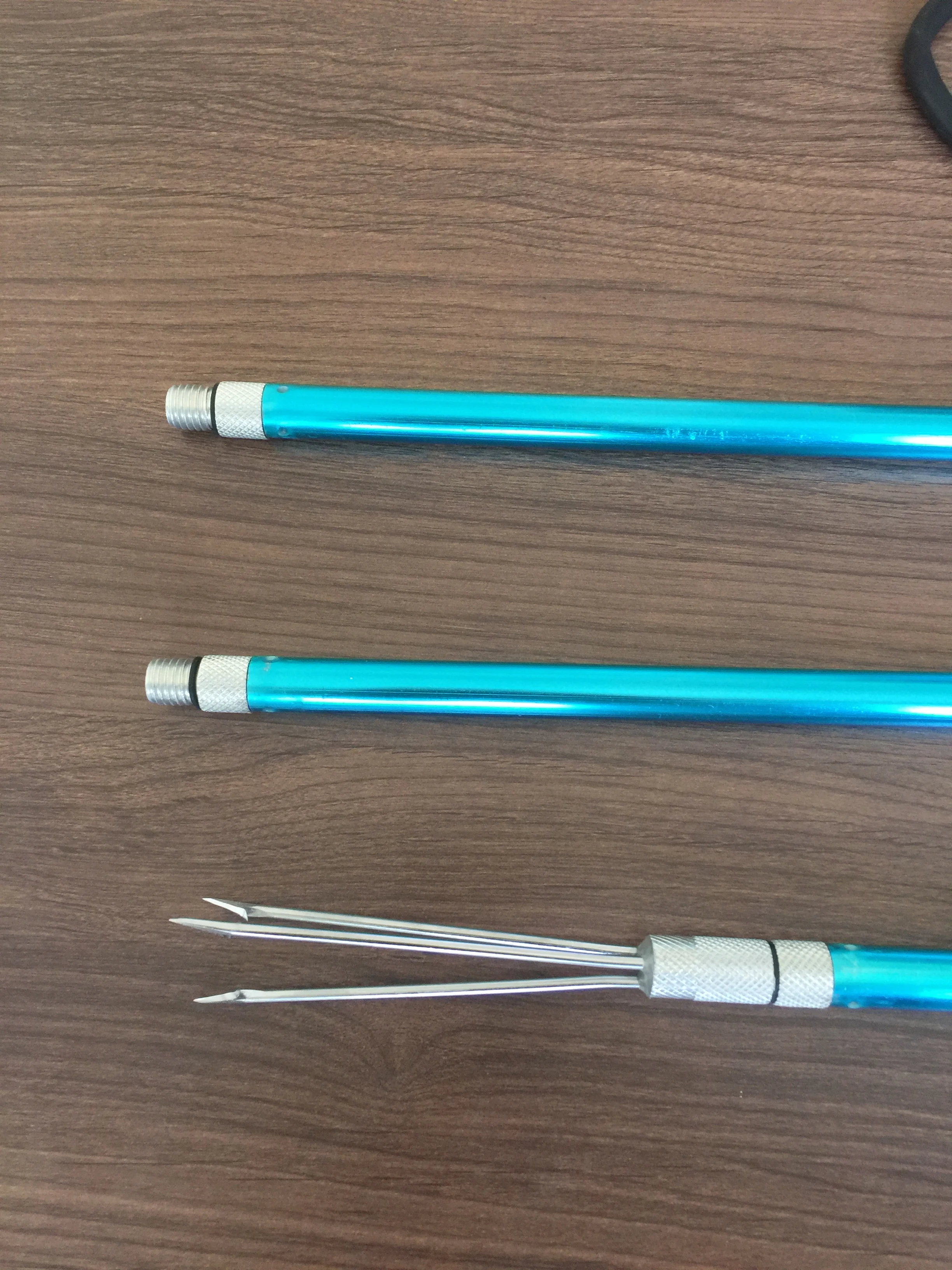 cheap OEM A-alloy fishing gig pole Sharp Head Hunting Fish Tools spearfishing equipment Barbs Diving Harpoon tip fishing Spears