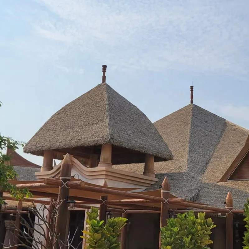 Eco-friendly Extrusion Art Tiki China Best Roof Synthetic Artificial Thatch