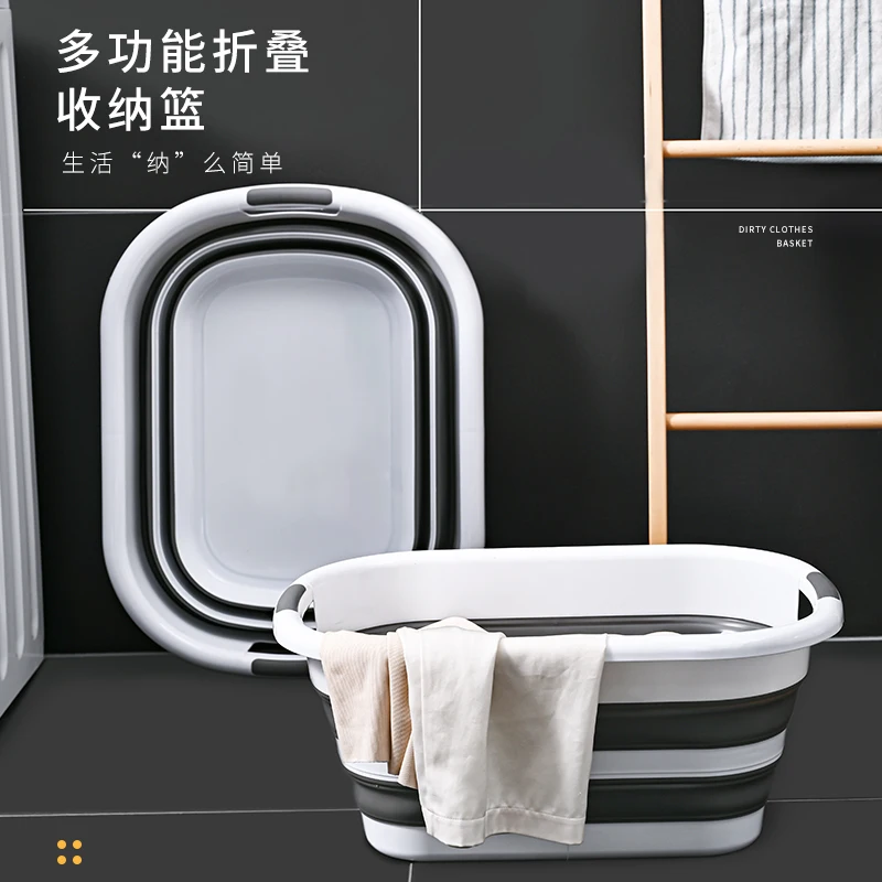 Large  Clothes Laundry Baskets Hot Sale Foldable Collapsible storage Basin for Clothing