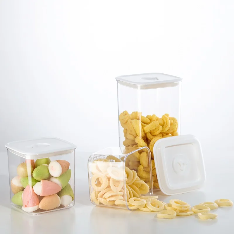 Airtight Food Storage Container Set 9pcs Storage Boxes & Bins High Quality Heat Resistant Plastic Multifunction Europe Round