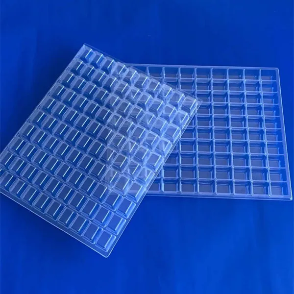 Blister Hardware Packing Trays with Component Transparent Vacuum Forming Plastic PVC Rectangle Disposable Accept