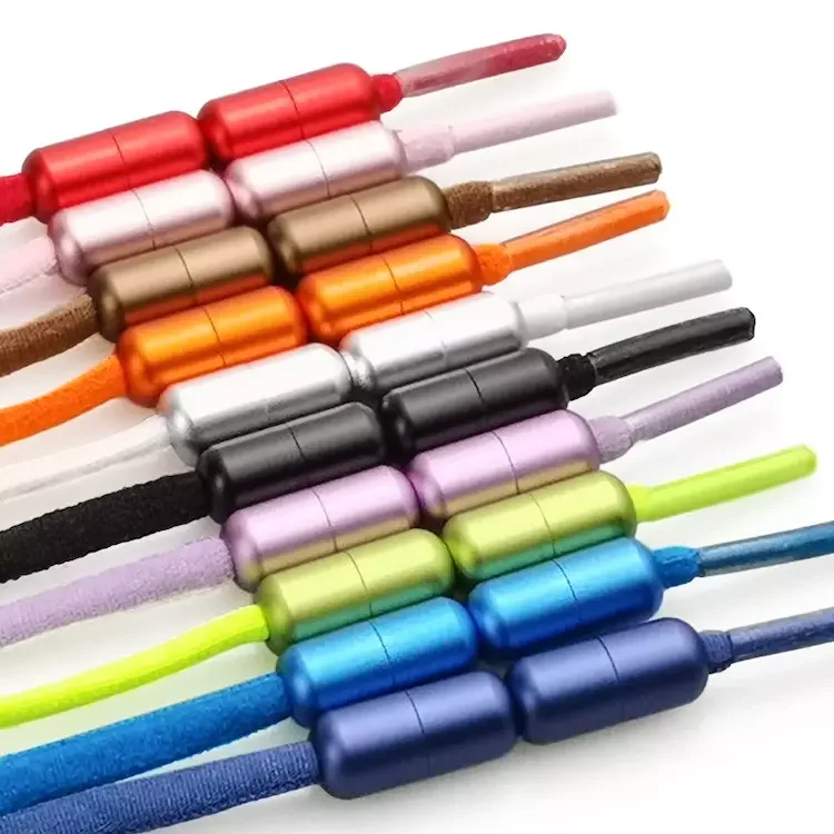 Best Sellers Elastic Shoelaces No Tie Shoelaces Sneakers Lazy Metal Lock Shoe Laces Strings