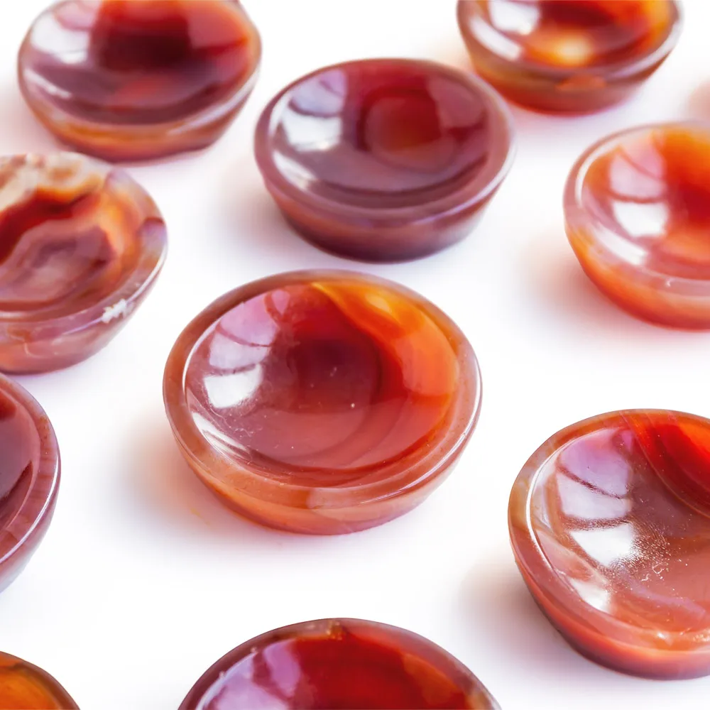 Hand carved natural quartz beautiful red carnelian bowl reiki healing crystals stone for decoration