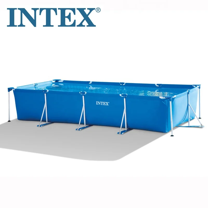 Intex 28273 above ground portable family steel frame Swimming Pool for kids