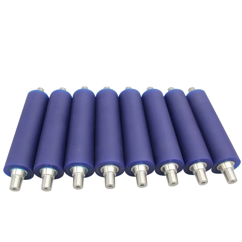 Custom Rubber Coated Roller Conveyor Belt Idler Rubber Roller