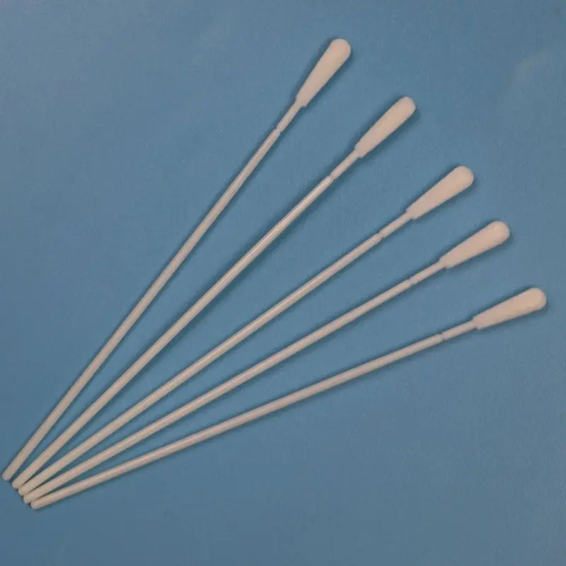 ABS Stick EO Sterile Specimen Collection Swab Disposable Flocked Nylon Medical Swabs