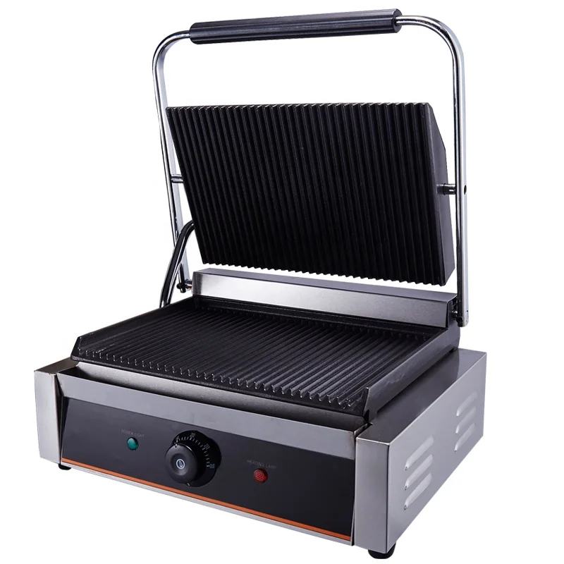 Restaurant Kitchen Equipment Supertise Snack food panini press grill /best quality panini grill sandwich maker /professional panini maker electric grill