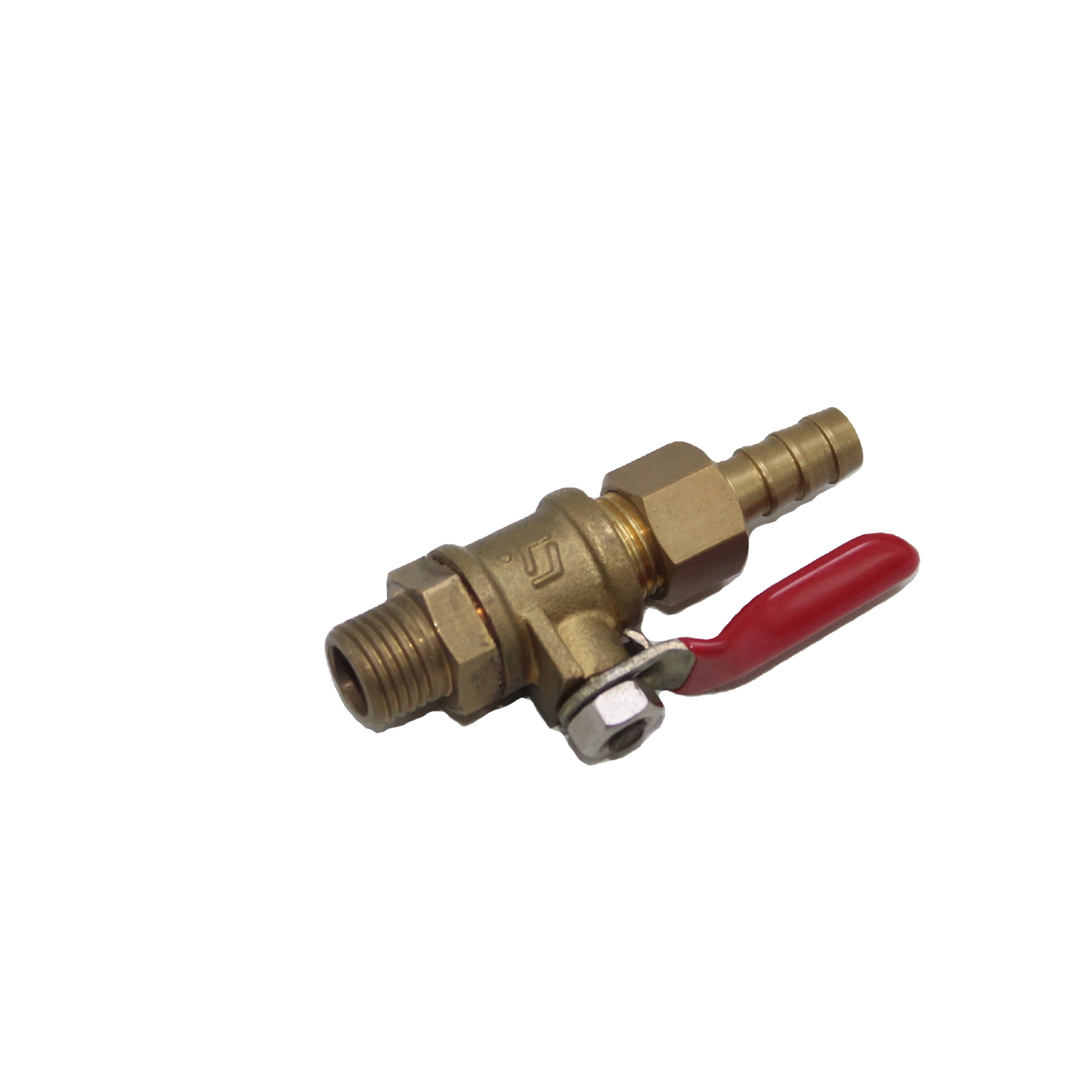 BRASS BALL MALE  VALVE FOR GAS MEDIA
