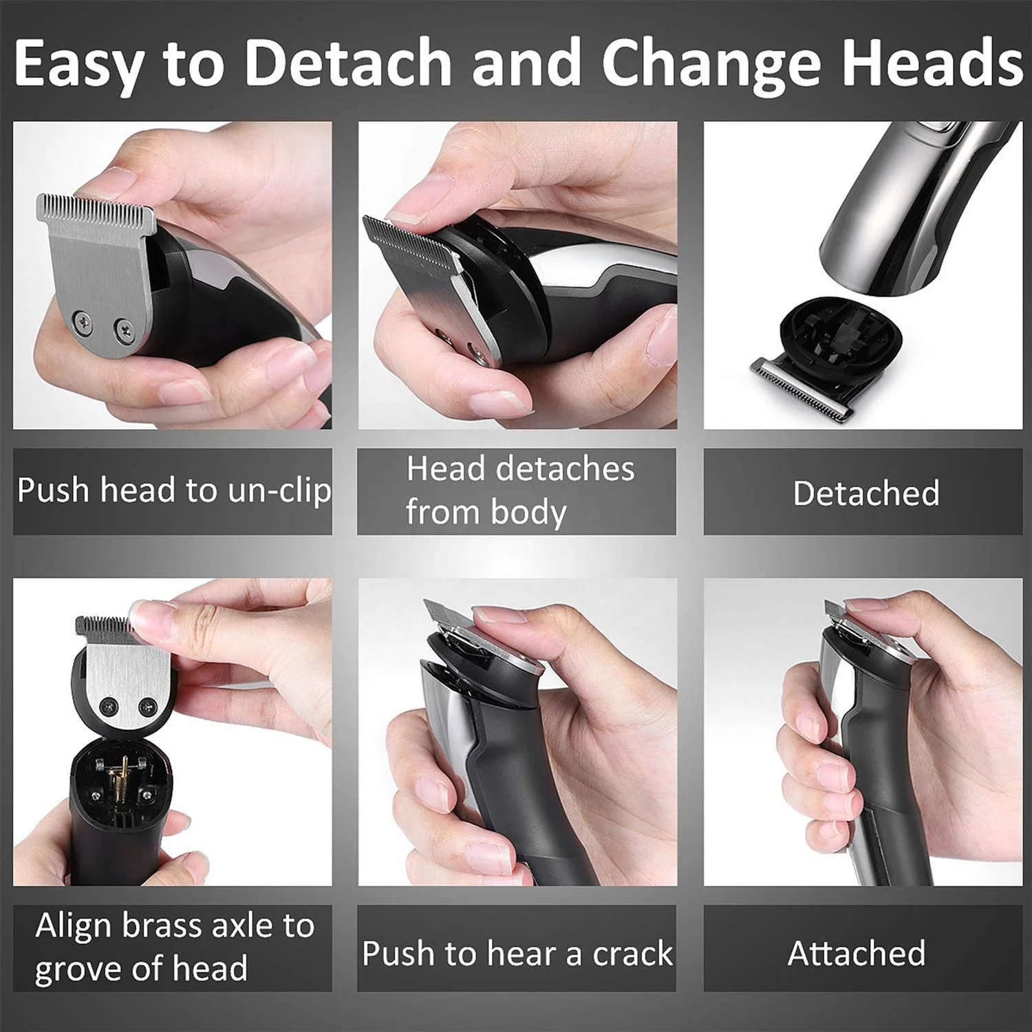 FANKE multifunctional electric hair clipper customized FK-8688 waterproof hair clipper set 5 in 1 hair clipper for men