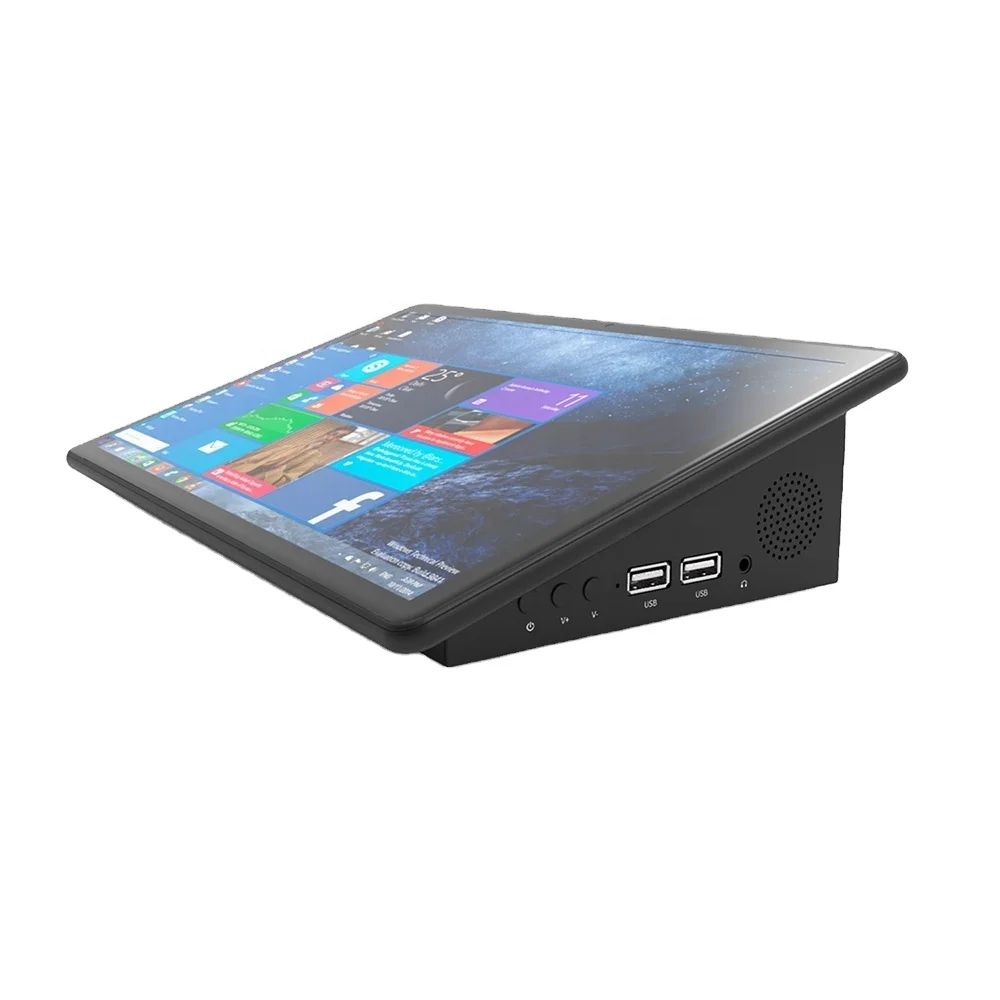 Gole 11.6 inch desktop all in one RS232 RS485 POS system windows 10 industrial mini pc