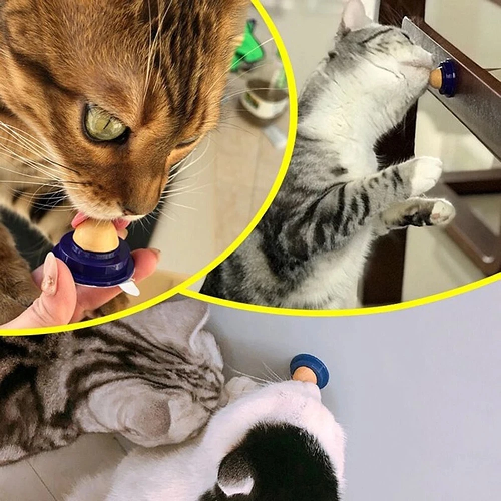 New Healthy Nutrition Pet Snacks Licking Fixed Cat Candy Snack Ball Gel Energy Increase