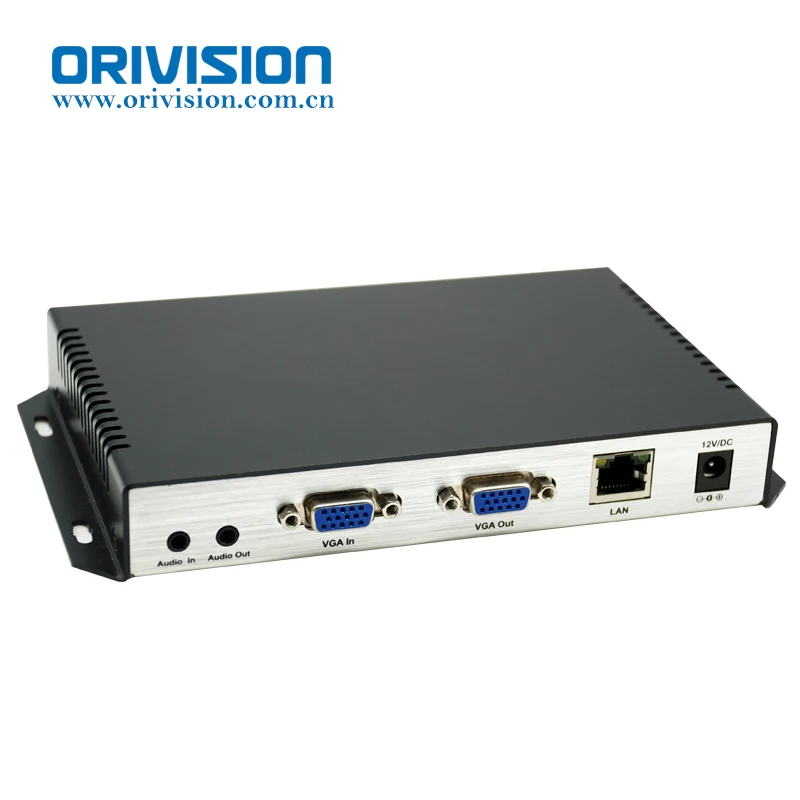 H265 H264 HD VGA to IP Encoder Support 1080P60Hz/Video/Audio loop VGA IPTV Video Encoder