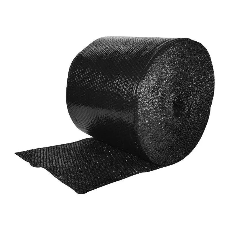 Factory Supplier Black 30cm*100m Air Bubble Roll Packaging Bag Strong Enough Plastic Film Roll for Bottle