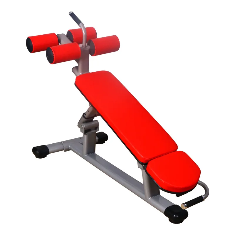 Wholesale Home Red Color Curved Incline/Decline Slant Bench Adjustment Levels Sit Up Bench for Ab Exercise