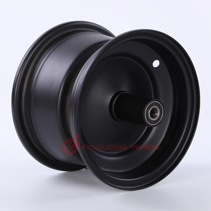 FORLONG 8' 8inch 2.50X8  AXIS TUBE LENGTH 100mm custom rim wheels with 6203 2RS bearings
