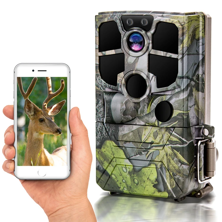 Hot Factory Outdoor Waterproof 4K Live Video WIFI Hunting Camera For Day Night Wildlife Watching Photography