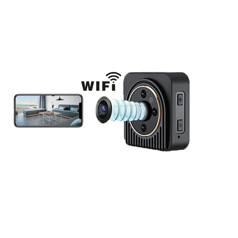 Портативная Магнитная шпионская мини-камера IP Wifi с приложением удаленного мониторинга