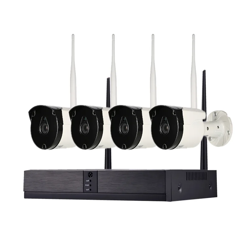 Высококачественный Wi-Fi 4CH 2MP JC 2020 Новый беспроводной комплект видеорегистратора сетевой камеры