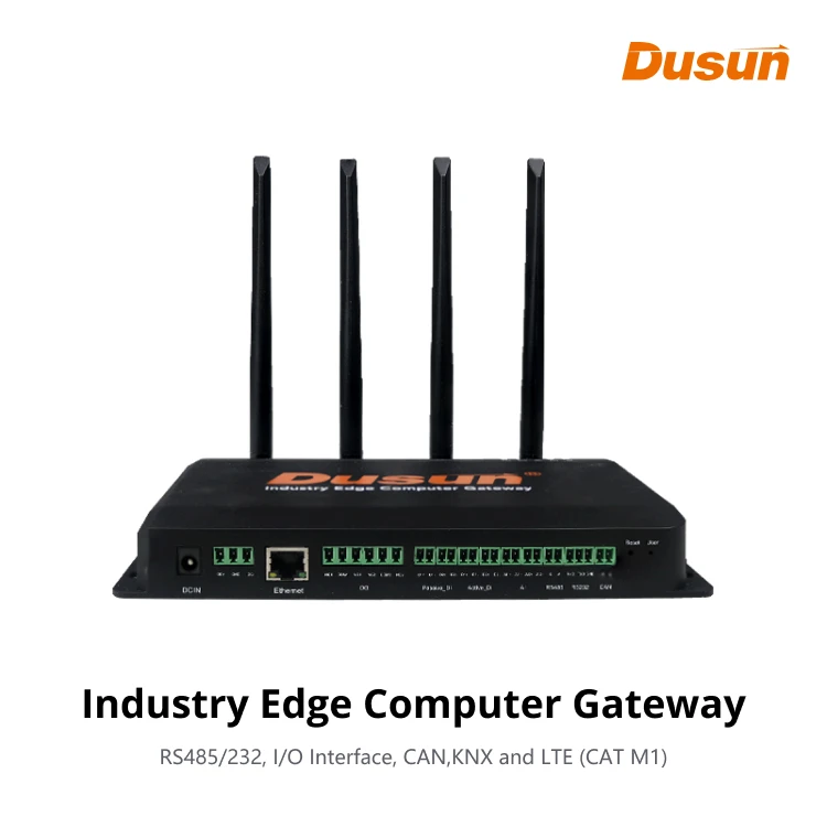 Dusun Openwrt Linux Azure Cloud Platform rs485 Bacnet LTE modbus ethernet IIot hub Gateway