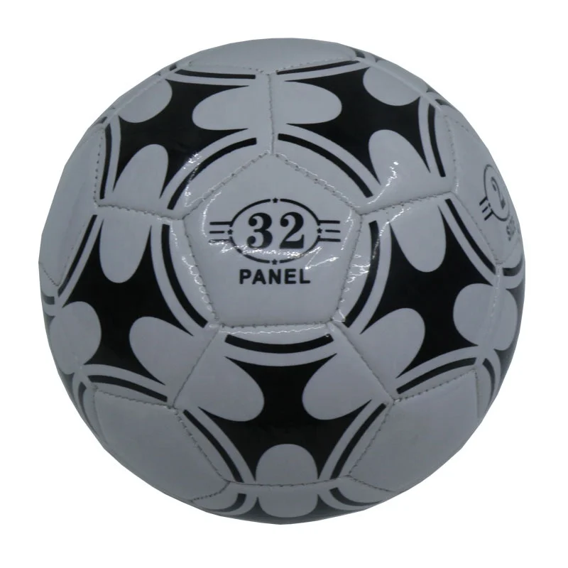 PVC white number 5 cheap soccer ball leather training football felt ball soccer ball