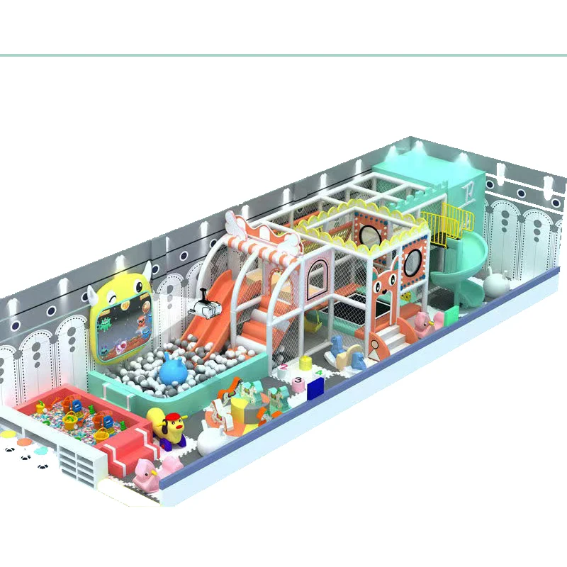 Kids Indoor Playground Equipment Soft Play Baby Room Sand Pool Slide Indoor Playground Equipment for Sell