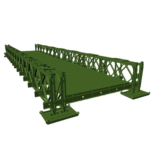 Пешеходный мост со стальной конструкцией