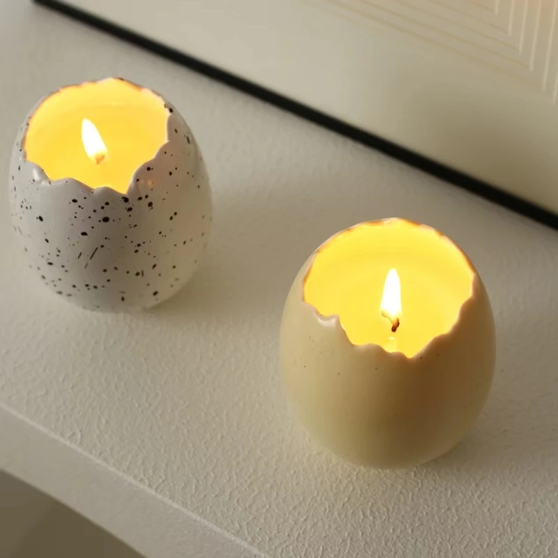 Egg Shape Ceramic Candle Jars