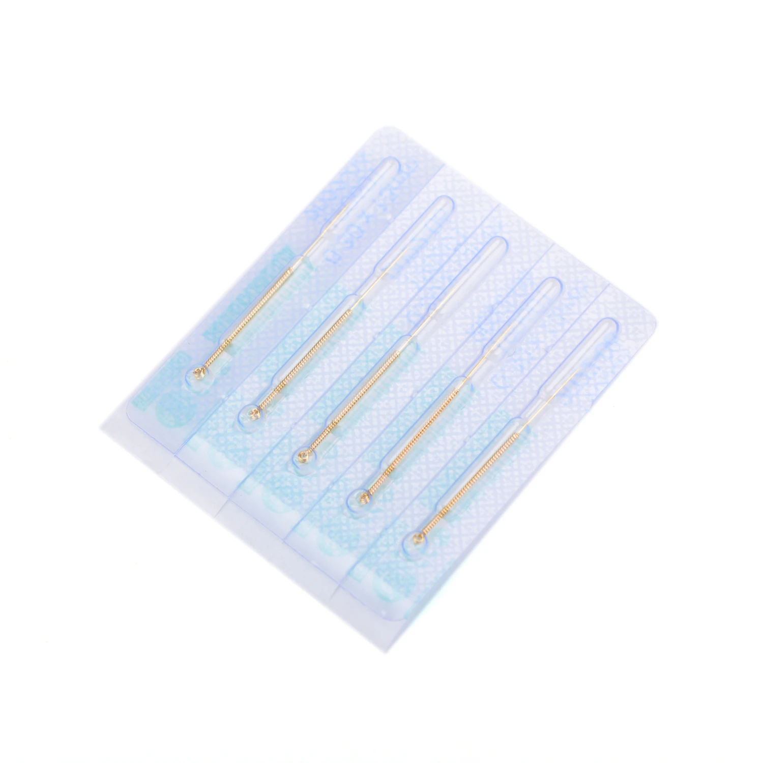 Disposable Sterile Individual Dialysia Paper Package Full Gold Plated Acupuncture Needles