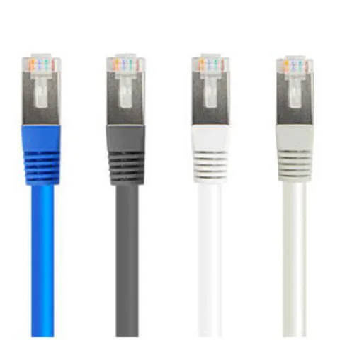Computer use RJ45 connector PVC  copper wire cat5e 6  cat6 UTP FTP indoor network cable patch cord