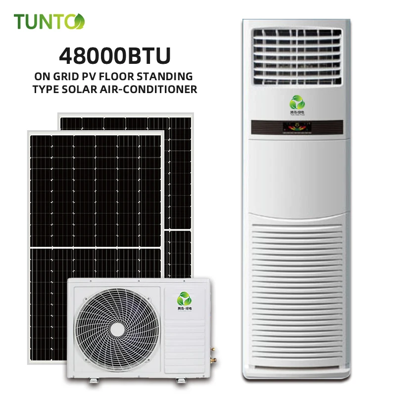 Solar floor-standing air conditioner for living room with Powerful Airflow 4HP 6HP 8HP available