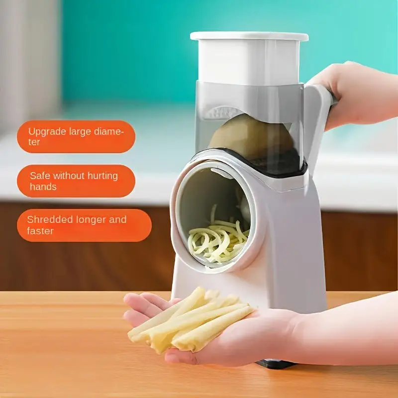 2024 Newly Style Item Hand Rotation Kitchen Cutter Machine Custom Multifunction Vegetable Slicer