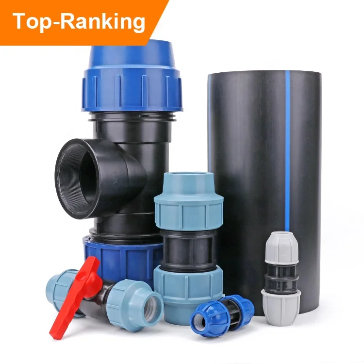 IFAN Hdpe Compression Coupler Garden Water Connector Pp Thread Irrigation Pipe Quick Connector Fittings