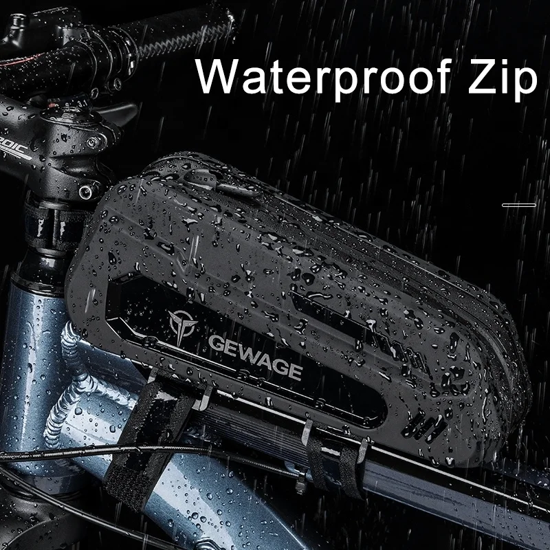 Bicycle Accessories Frame Front Top Tube Cycling Bag Waterproof Phone Case Touchscreen Bag MTB Pack Bike Bag