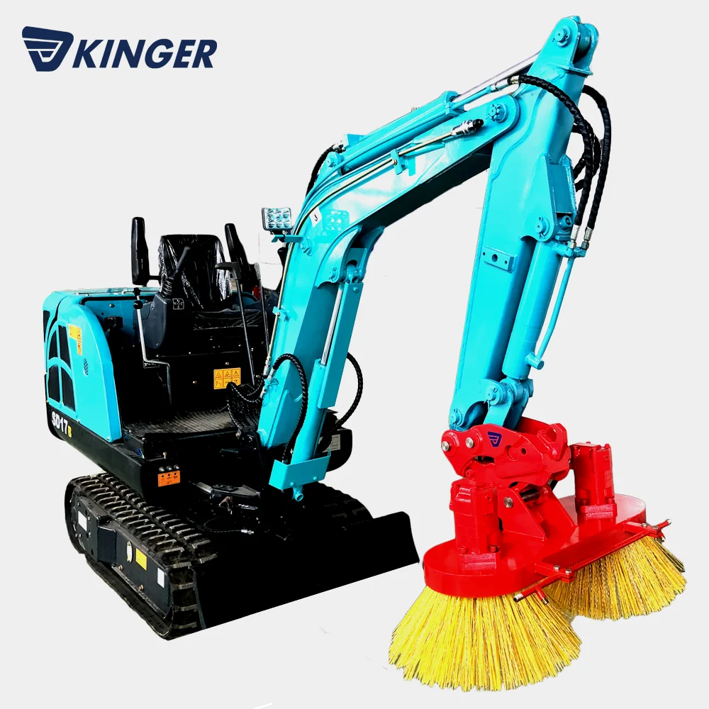 sweeping brush for excavator