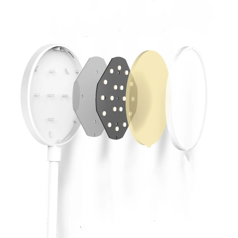 Bedside European Round Nordic Eye  Desk Clip Usb Rechargeable Bedside Modern Led Table Reading Lamp