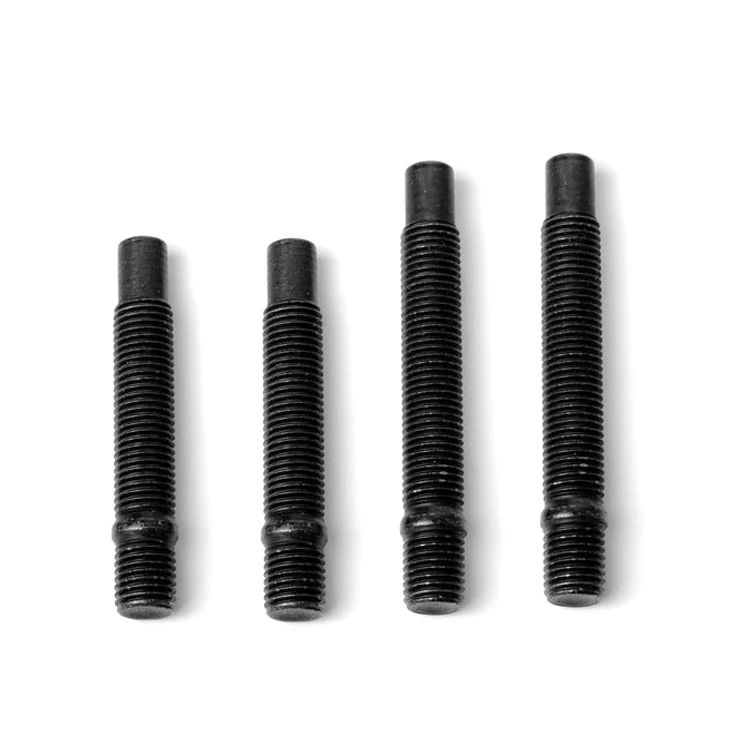 Custom manufacture steel serrated wheel lug conversion stud